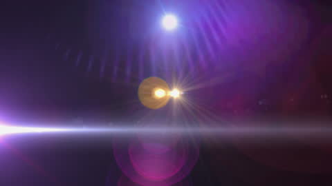 Abstract Lens Flare with Vibrant Colors and Intensity