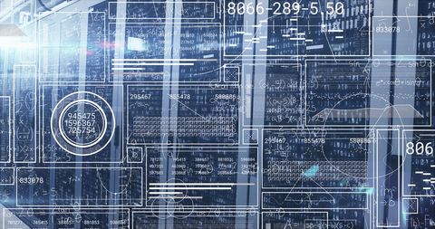 AI Data Processing in High-Tech Server Environment - Download Free Stock Images Pikwizard.com
