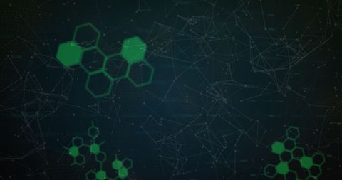 Futuristic Digital Network with Hexagonal Patterns - Download Free Stock Images Pikwizard.com