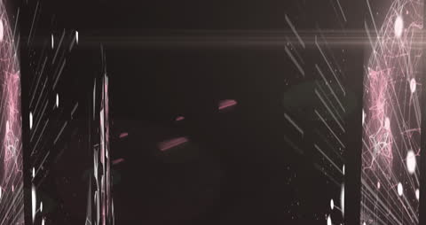 Abstract Network Connections with Light Effects