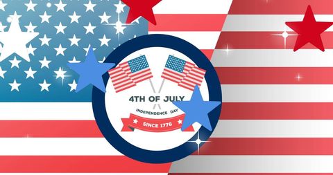 4th of July Independence Day Stars and Stripes Celebration - Download Free Stock Images Pikwizard.com