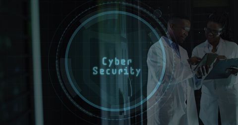 Digital Security Specialists Analyzing Data in Server Room - Download Free Stock Images Pikwizard.com