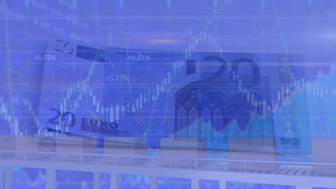 Digital Currency and Data Processing Visual Integration Concept