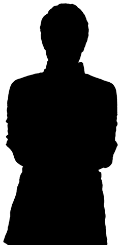 transparent silhouette of confident woman with crossed arms - Download Free Stock Videos Pikwizard.com