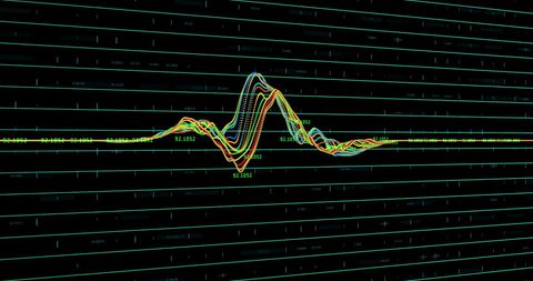 Colorful Lines Representing Stock Market Trends on Digital Screen - Download Free Stock Images Pikwizard.com