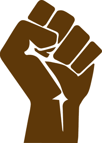 solid brown raised fist silhouette on transparent background - Download Free Stock Videos Pikwizard.com