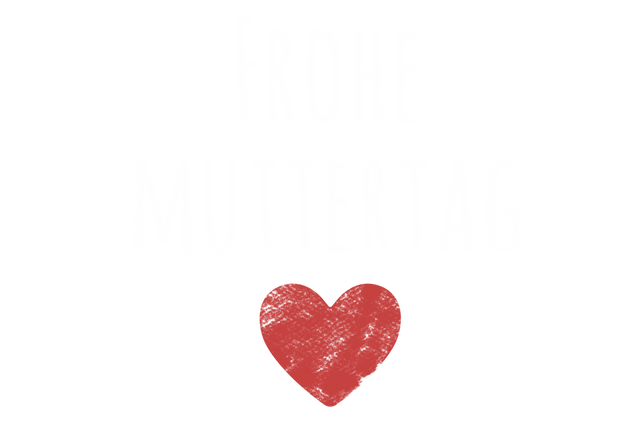 Frohe Muttertag Text with Red Heart Icon on Transparent Background - Download Free Stock Videos Pikwizard.com