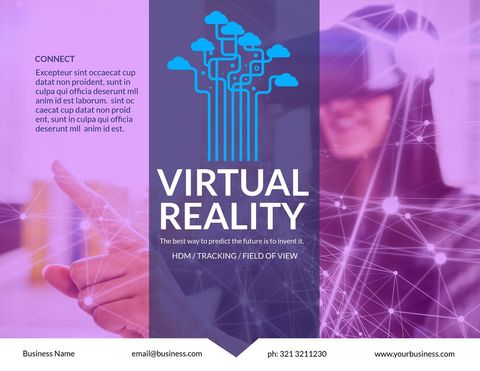 Futuristic Virtual Reality Innovation with Circuit Tree - Download Free Stock Templates Pikwizard.com