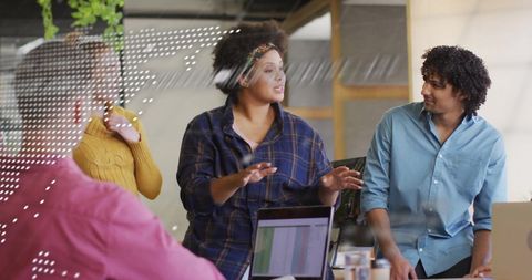 Diverse Team Discussions on Global Financial Data Trends