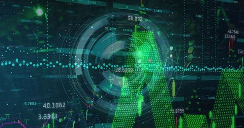Digital Data Visualization with Financial Charts in Technology Interface - Download Free Stock Images Pikwizard.com