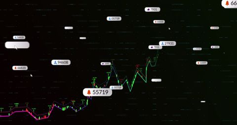 Dynamic Social Media Metrics Visualization with Holographic Graphs - Download Free Stock Images Pikwizard.com
