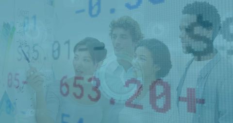 innovative diverse team analyzing digital financial data - Download Free Stock Images Pikwizard.com