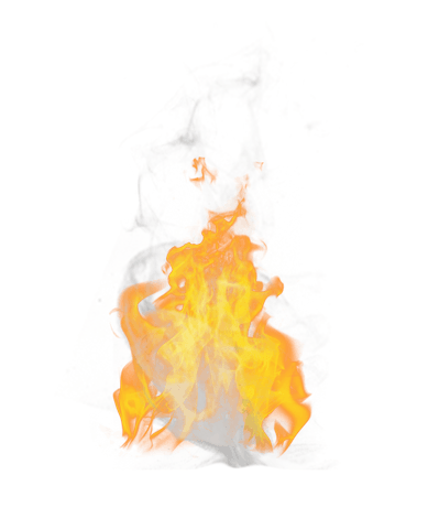 transparent fiery flame with billowing smoke clipart - Download Free Stock Videos Pikwizard.com