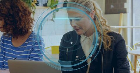 Innovative Collaboration in Contemporary Cafe Workspace