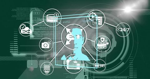 digital transformation in biometric data management - Download Free Stock Images Pikwizard.com
