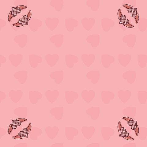 romantic red heart pattern on pink transparent background - Download Free Stock Videos Pikwizard.com