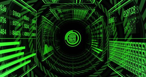 Green Data Processing in Futuristic Digital Environment - Download Free Stock Images Pikwizard.com