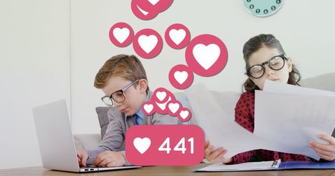 Kids Collaboration Elevates Social Engagement with Technology in Modern Workspace