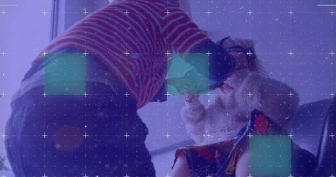 VR Adventure at Home with Kids in Playful Interaction