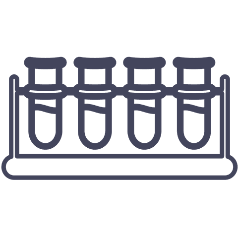 transparent illustration of test flasks in rack for science - Download Free Stock Videos Pikwizard.com