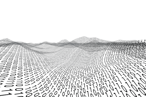 Binary Waves on Transparent Background for Digital Design - Download Free Stock Videos Pikwizard.com