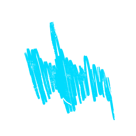 cyan abstract waveform scribble on transparent background - Download Free Stock Videos Pikwizard.com