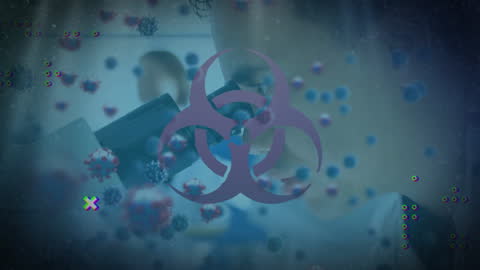 Digital Illustration of Infectious Disease Research