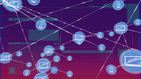 Global Network Framework of Digital Technology Connections