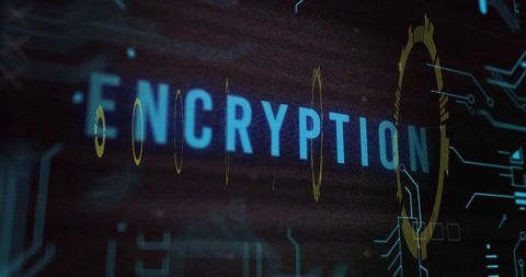 Digital Encryption Technology in Cybersecurity - Download Free Stock Images Pikwizard.com