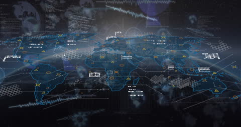 Global Technology and Data Network Visualization