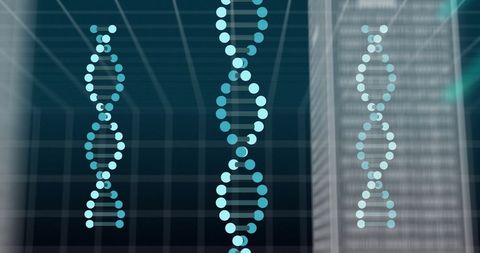 Digital DNA Representation for Conceptual Scientific Illustration - Download Free Stock Images Pikwizard.com