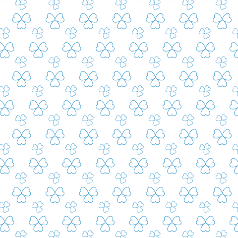 Blue Clover Pattern on Transparent Background for Creative Design - Download Free Stock Videos Pikwizard.com