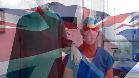 Surgeons in British Hospital Integrating Patriotism in Healthcare