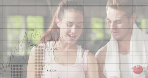 Fitness App Development Concept with Data Visualisation