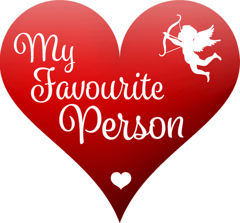red heart transparent background my favourite person text cupid - Download Free Stock Videos Pikwizard.com