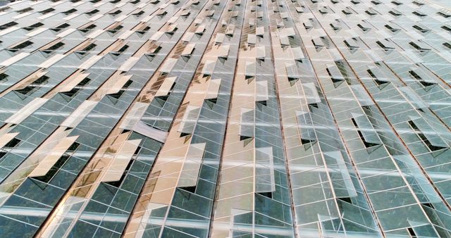 Abstract Modern Building Facade with Reflective Windows - Download Free Stock Images Pikwizard.com