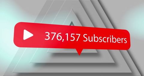 Social Media Notification Icon with Subscriber Count - Download Free Stock Images Pikwizard.com
