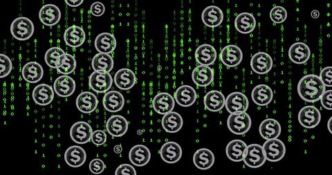 Digital Transformation in Finance Through Binary Code and Currency Icons - Download Free Stock Images Pikwizard.com