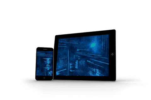 transparent interface on tablet and smartphone screens with code display - Download Free Stock Videos Pikwizard.com