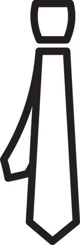 Transparent Vector Illustration of Tie Symbol for Business Concepts - Download Free Stock Videos Pikwizard.com