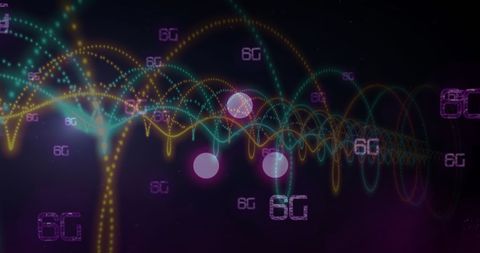 Digital Abstract 6G Global Network Connections - Download Free Stock Images Pikwizard.com