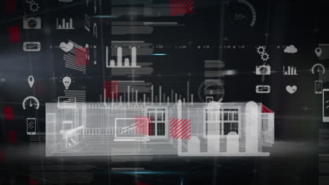 Futuristic Data Processing in Virtual Cityscape