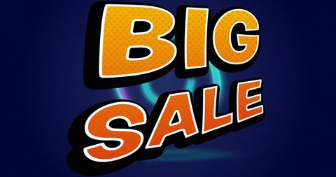 Bold Big Sale Announcement Lettering