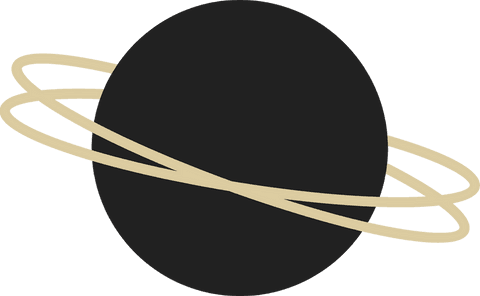 minimal art of ringed planet on transparent background - Download Free Stock Videos Pikwizard.com