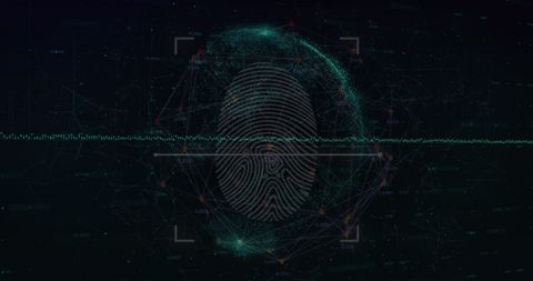Digital Fingerprint Scanner in Futuristic Classroom Setting - Download Free Stock Images Pikwizard.com
