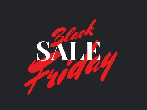 Black Friday Sale Red Text on Dark Background - Download Free Stock Templates Pikwizard.com