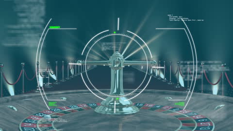 Cybersecurity Concept with Expressive Casino Cryptography Imagery