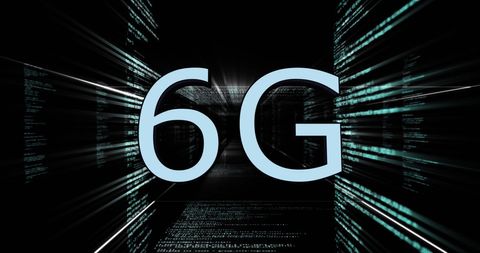 Futuristic 6G Technology and Digital Data Interface - Download Free Stock Images Pikwizard.com