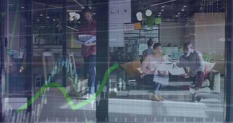 Multiethnic Team in Modern Office Analyzing Financial Data - Download Free Stock Images Pikwizard.com