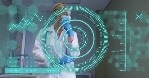 Futuristic Healthcare with Data Interface Technology - Download Free Stock Images Pikwizard.com